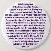 Es deckt unser Erbe sehr gut ab Button (Vorderseite)