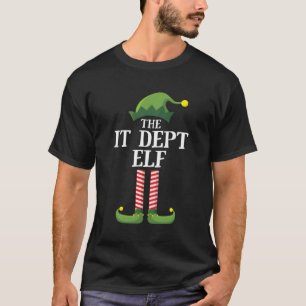 Es Dept Elf Matching Family Group Weihnachts-Party T-Shirt