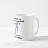 ES drängt Getränk-Milch Kaffeetasse (VorderseiteRechts)