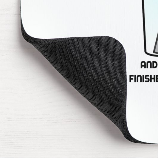 ES drängt Getränk-Milch Mousepad (Ecke)