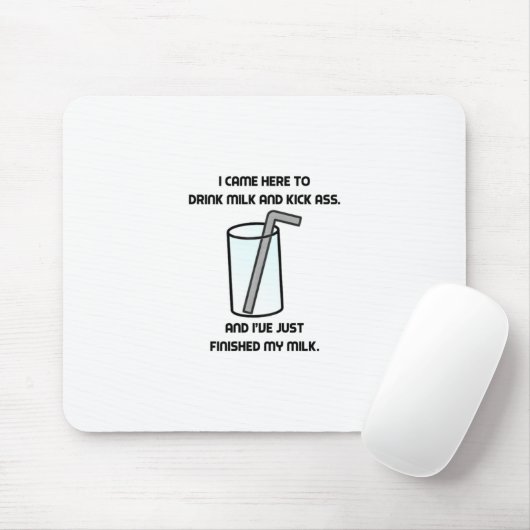 ES drängt Getränk-Milch Mousepad (Mit Mouse)
