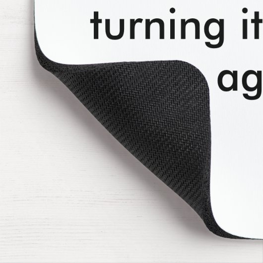 ES drängt Mousepad (Ecke)