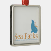 ES drängt Seeparks Ornament Aus Metall (Rechts)