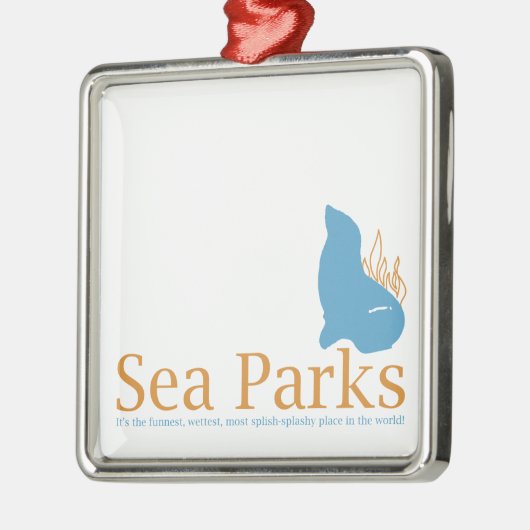 ES drängt Seeparks Ornament Aus Metall (Links)