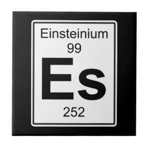 Es - Einsteinium Fliese