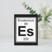 Es - Einsteinium Postkarte (Stehend Vorderseite)