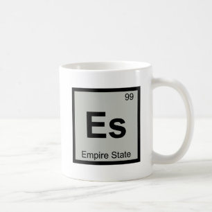 Es - Empire State New York Chemie Symbol Kaffeetasse