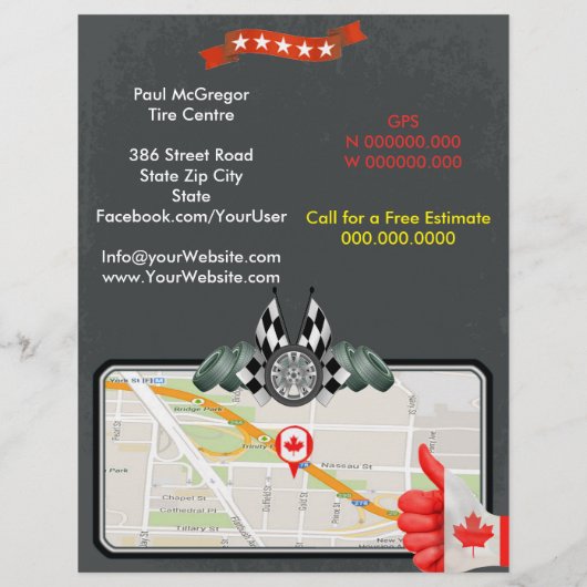 Es entnimmt Services Flyer (Hinten)