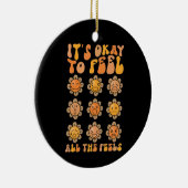 Es fällt ihm ein, alle Gefühle der psychischen Ges Keramik Ornament (Rechts)