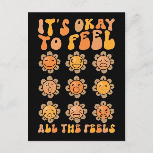 Es fällt ihm ein, alle Gefühle der psychischen Ges Postkarte (Vorderseite)