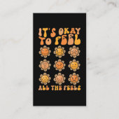 Es fällt ihm ein, alle Gefühle der psychischen Ges Visitenkarte (Vorderseite)