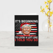 Es fängt an, so auszusehen, wie ich es Ihnen so ge Karte (Gelbe Blume)