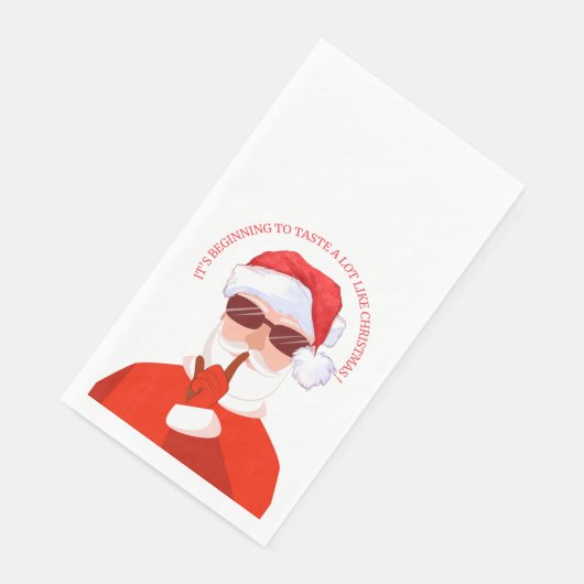 Es fängt an, so viel zu schmecken wie Weihnachten! Serviette (Ecke)