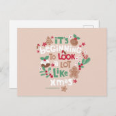 Es fängt an, viel wie Weihnachten auszusehen Postkarte (Vorne/Hinten)