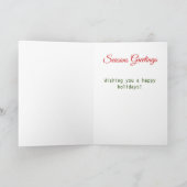 Es fängt an, wie Cocktails auszusehen Karte (Innenseite)