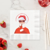 Es fängt an, wie Weihnachten zu schmecken Serviette (Beispiel)