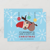 Es fängt an, wie zu Weihnachten Niedlich ein Fault Postkarte (Vorne/Hinten)