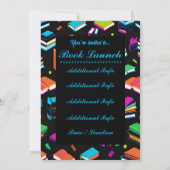 Es farbenfroh zu buchen einladung (Rückseite)