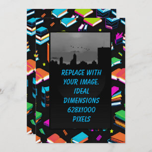 Es farbenfroh zu buchen einladung