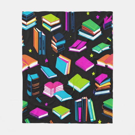 Es farbenfroh zu buchen fleecedecke (Vorderseite)