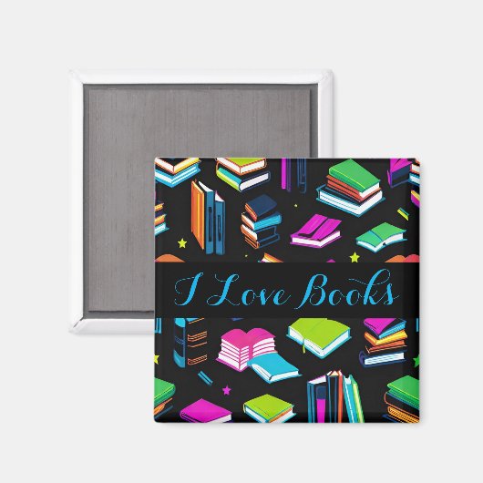 Es farbenfroh zu buchen magnet (Vorderseite/Rückseite)