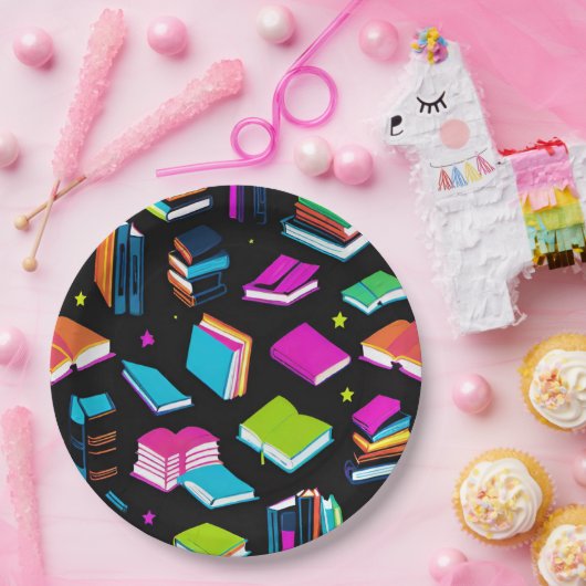 Es farbenfroh zu buchen pappteller (Party)