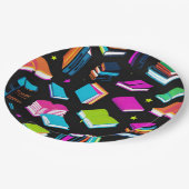 Es farbenfroh zu buchen pappteller (Schrägansicht)