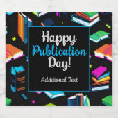 Es farbenfroh zu buchen schaumweinetikett (Einzelnes Label)