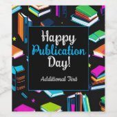 Es farbenfroh zu buchen weinetikett (Einzelnes Label)