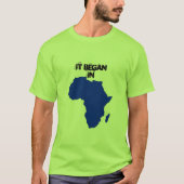 ES FING IN Afrika an T-Shirt (Vorderseite)