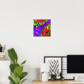 Es fließt durch (12 x 12) Art Print Poster (Heimbüro)