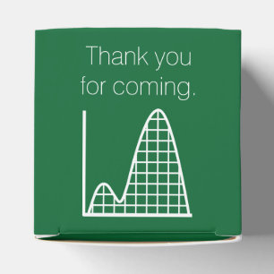 Es fügt sich in das Feld "Grüne Gunst" ein Geschenkschachtel