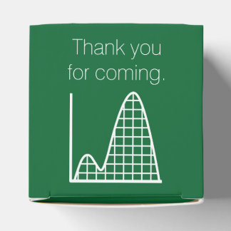 Es fügt sich in das Feld "Grüne Gunst" ein Geschenkschachtel