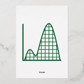 Es fügt sich in die "Grüne Foil Einladung" hinzu Folieneinladung (Rückseite)