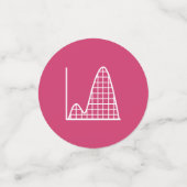 Es fügt sich in Raspberry Table Confetti hinzu Konfetti (Klein Vorderseite)