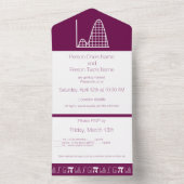 Es fügt sich in Wein alles in einer Einladung (Innen Boden)