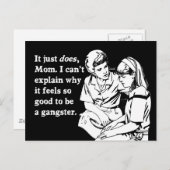 Es fühlt sich gut an, Gangster zu sein Postkarte (Vorne/Hinten)
