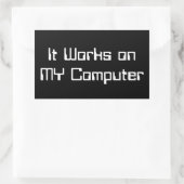 Es funktioniert mit meinem Computer Sticker art (Tasche)