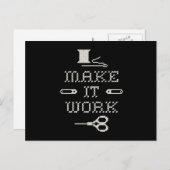 Es funktioniert postkarte (Vorne/Hinten)