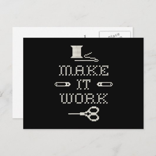 Es funktioniert postkarte (Vorne/Hinten)