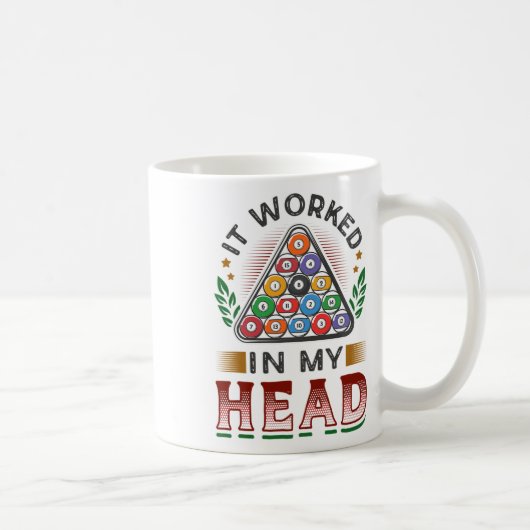 Es funktionierte in meinem Head Pool Billard 3 Kaffeetasse (Rechts)
