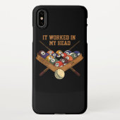 Es funktionierte in meinem Kopf Billard Geschenk 8 iPhone Hülle (Rückseite)