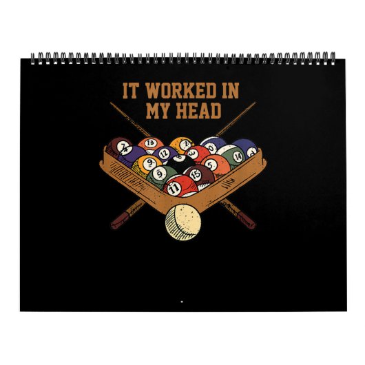 Es funktionierte in meinem Kopf Billard Geschenk 8 Kalender (Titelbild)