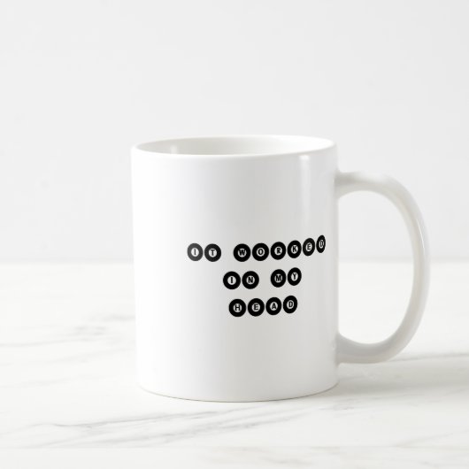 Es funktionierte in meinem Kopf - Billiard Pool Pl Kaffeetasse (Rechts)