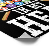 Es funktionierte in meinem Kopf Funny Pool Billiar Poster (Ecke)