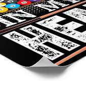 Es funktionierte in meinem Kopf Funny Pool Billiar Poster (Ecke)