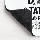 Es gab ein Mädchen, das Hunde und Tattoos wirklich Mousepad (Ecke)