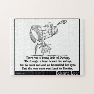 Es gab eine junge Dame von Dorking Puzzle