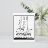 Es gab eine junge Lady aus Norwegen Postkarte (Stehend Vorderseite)