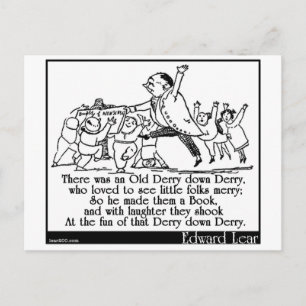 Es gab einen alten Derry Postkarte